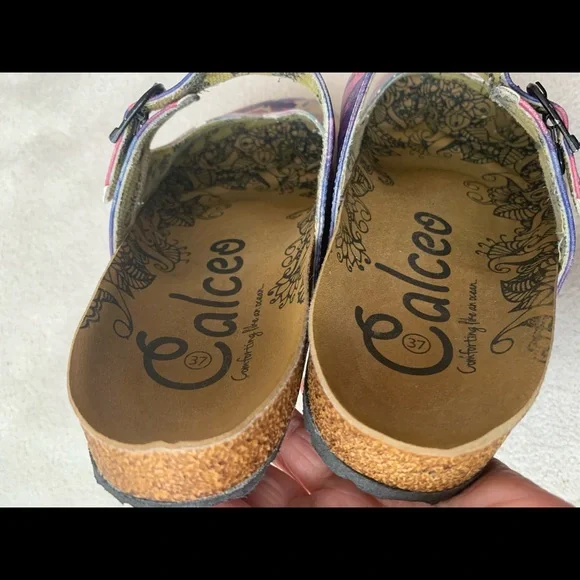 Excellent condition: Calceo purple butterfly mule EU 37 - Picture 13 of 15